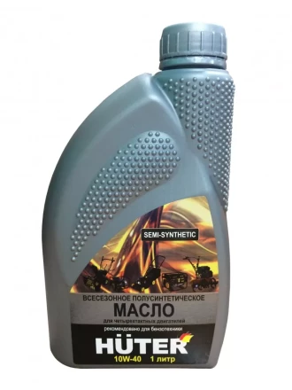 Масло для четырехтактных двигателей HUTER 10W-40 73/8/1/1 купить в Урае