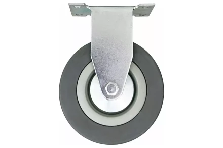 Аппаратное неповоротное колесо HITCH 100*25 резина серая FCg46 (SZ084847) купить в Урае