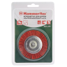 Кордщетка HAMMER плоская 75мм для дрели нейлон (207-213) купить в Урае