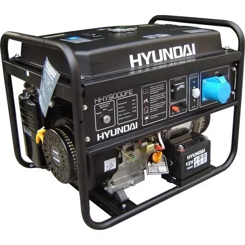 Бензогенератор Hyundai HHY 9000FЕ + колеса купить в Урае