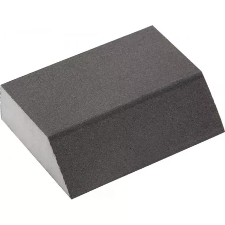 Губка шлифовальная ЗУБР &quot;МАСТЕР&quot; четырехсторонняя угловая, средняя жесткость, Р320, 100х68х42х26мм 35613-320 купить в Урае