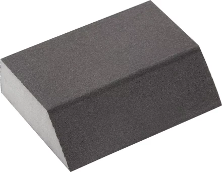 Губка шлифовальная ЗУБР &quot;МАСТЕР&quot; четырехсторонняя угловая, средняя жесткость, Р320, 100х68х42х26мм 35613-320 купить в Урае