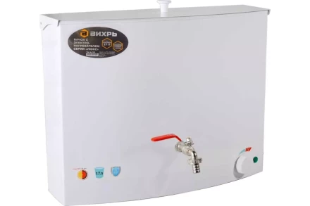 Бачок с электронагревателем Вихрь, цвет белый 74/4/13 купить в Урае