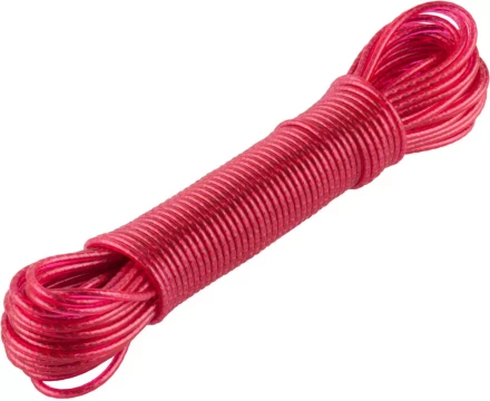 Шнур ЗУБР &quot;МАСТЕР&quot; бельевой, стальная сердцевина, в пластиковой оплетке, 15м 50140-15 купить в Урае