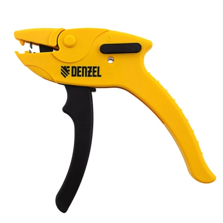 Щипцы для зачистки электропроводов, сечением 0,2-6 мм2, функция обрезания проводов Denzel 17741 купить в Урае