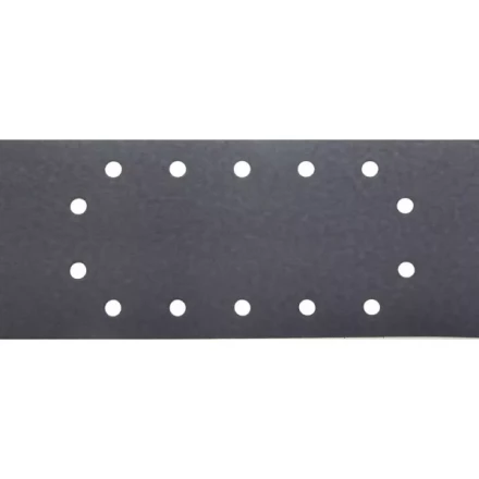 Лист шлиф. универсал. URAGAN с покрытием стеарата цинка, 14 отверстий по кругу, для ПШМ, P320, 115х280мм, 50шт 907-23104-320-50 купить в Урае
