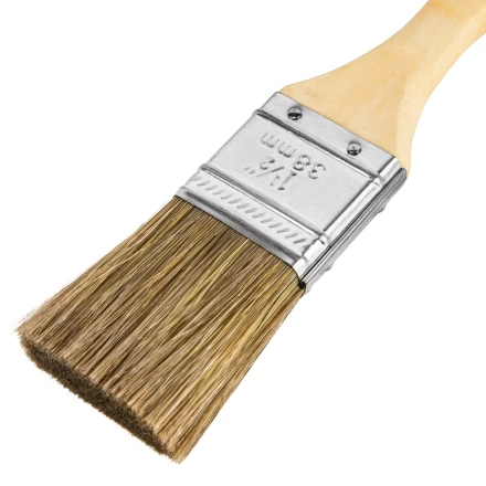 Кисть плоская "Евро" 1.5", смешанная щетина, деревянная ручка MTX 83078 купить в Урае