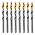 Сверло по металлу, 7,5 мм, HSS-Tin, Golden Tip, 8 шт. Denzel 717218 купить в Урае