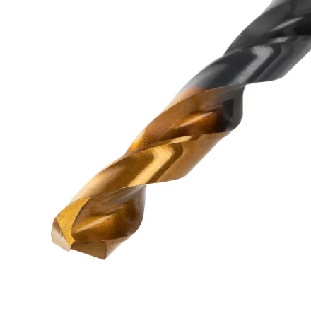 Сверло по металлу, 7,5 мм, HSS-Tin, Golden Tip, 8 шт. Denzel 717218 купить в Урае