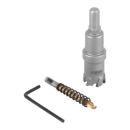 Коронка по металлу твердосплавная, 22 мм Denzel 724004 купить в Урае