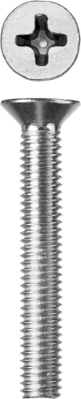 Винт ЗУБР &quot;МАСТЕР&quot; DIN 965, класс прочности 4.8, оцинкованный, M6x40мм, 5кг 303110-06-040 купить в Урае