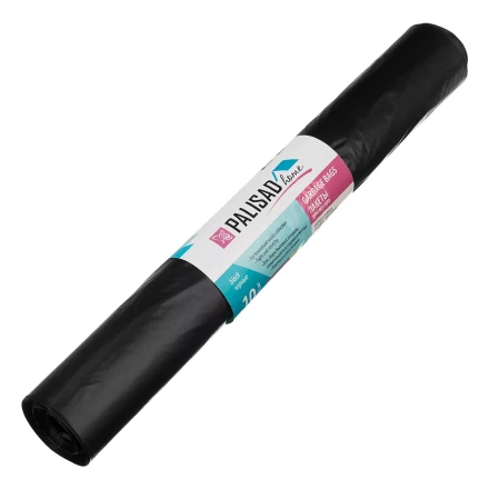 Пакеты для мусора Palisad 200 л x 10 шт., ПВД особопрочные черные, длинный ролик, Home 927295 купить в Урае