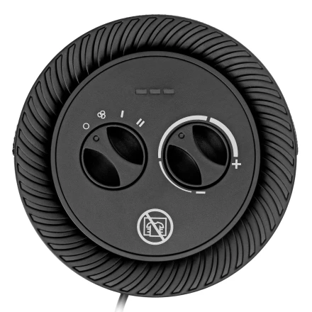 Тепловентилятор керамический Denzel DTFC-1200S, вращение, 3 реж., вент., нагрев 600/1200 Вт 96411 купить в Урае