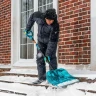 Лопата для уборки снега поликарбонат Palisad 61690, 460х400х1400 мм, алюминиевый черенок, LUXE купить в Урае