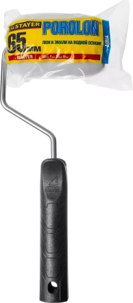 Валик &quot;ПОРОЛОН&quot; малярный в сборе, бюгель 6мм, 44x90мм, STAYER Master 0360-09_z01 купить в Урае