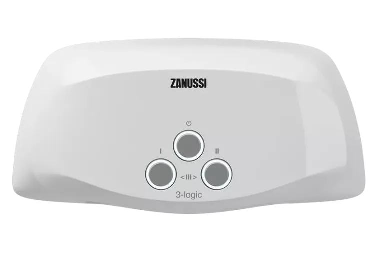 Водонагреватель проточный ZANUSSI 3-logic 6.5 TS душ и кран купить в Урае