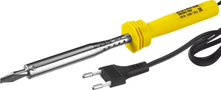 Паяльник STAYER &quot;STANDARD&quot; с пластмассовой рукояткой и долговечным жалом, 100 Вт, клин 55330-100 купить в Урае