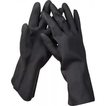 Перчатки KRAFTOOL противокислотные, неопреновые, повышенной прочности, с х/б напылением, размер XL 11282-XL купить в Урае