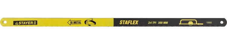 Полотно STAYER "PROFI" "STAYER-FLEX" по металлу, биметаллическое, 18TPI, 300 мм, 10 шт 15931-S10 купить в Урае