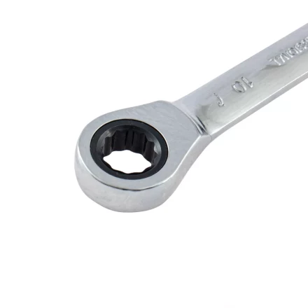 Ключ накидной трещоточный, 8 х 10 мм, CrV, зеркальный хром Matrix 14497 купить в Урае