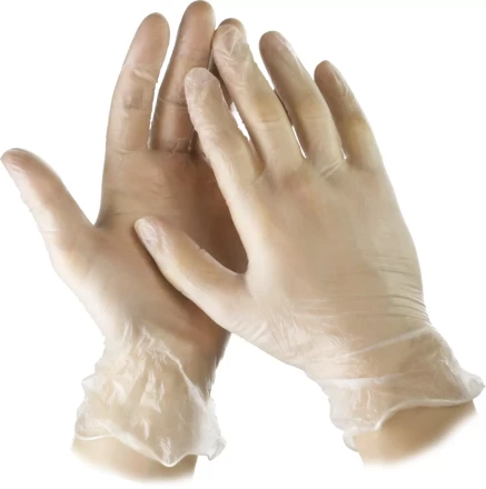 Перчатки STAYER &quot;MASTER&quot; виниловые экстратонкие, XL, 10шт 11208-XL купить в Урае