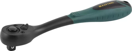 Трещотка для торцовых головок KRAFTOOL &quot;EXPERT&quot;, Сr-V сталь, 72 зубца, пластиковое покрытие, 1/2&quot; 27796-1/2_z02 купить в Урае