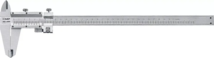 ЗУБР ШЦ-1-300, 300 мм, стальной штангенциркуль, Профессионал (34514-300) купить в Урае