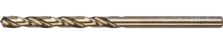 Сверло ЗУБР &quot;ЭКСПЕРТ&quot; КОБАЛЬТ по металлу, цилиндрический хвостовик, быстрорежущая сталь Р6М5К5, класс точн. А1, 4,2х75мм 4-29626-075-4.2 купить в Урае