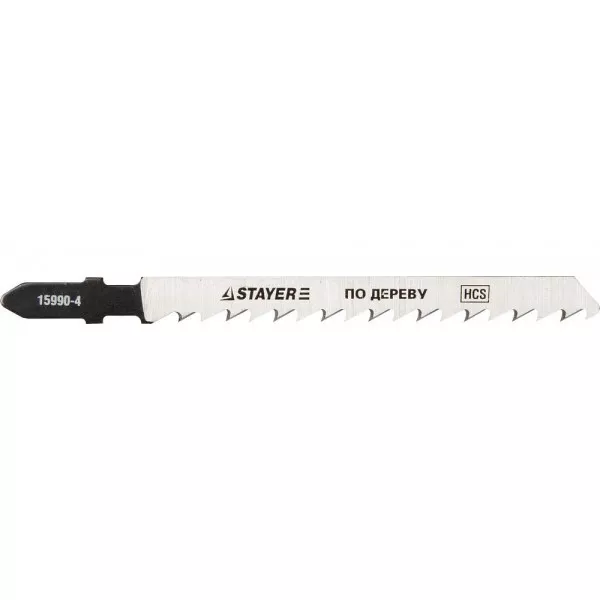 Полотна STAYER "PROFI", T101D, для эл/лобзика, HCS, по дереву, ДСП, ДВП, EU-хвост., шаг 4мм, 75мм, 2шт 15990-4_z01 купить в Урае