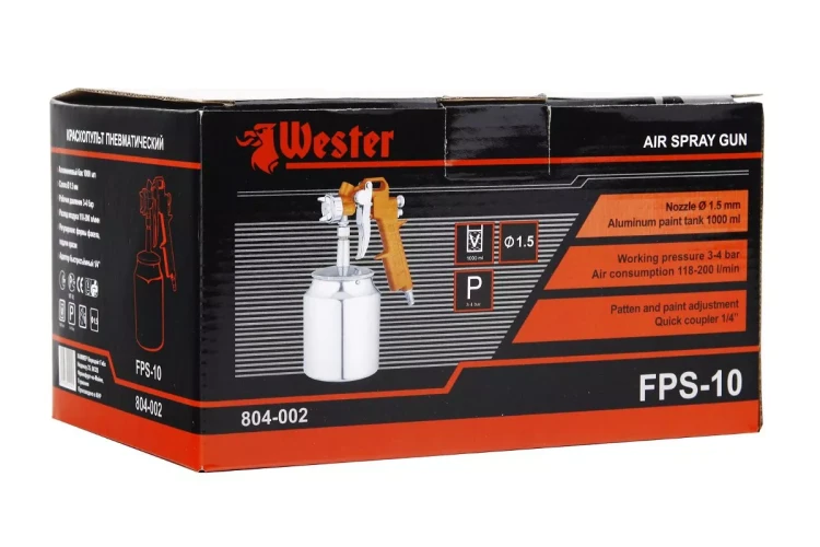 Краскопульт пневматический WESTER FPS-10 купить в Урае