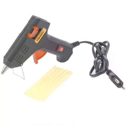 Клеевой пистолет с выкл. 7 мм в кейсе 20 Вт 2,5 г./мин. SPARTA 93025 купить в Урае