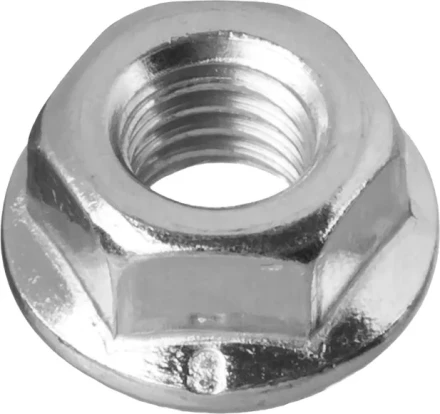 Гайка ЗУБР &quot;МАСТЕР&quot; DIN 6923 с фланцем, класс прочности 8, оцинкованная,  M6, 5кг 303630-06 купить в Урае