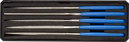 Набор ЗУБР &quot;ЭКСПЕРТ&quot; Надфили с алмазным напылением в пластиковом боксе, P 140, 140х75мм, 5 предметов 33388-140-H5 купить в Урае