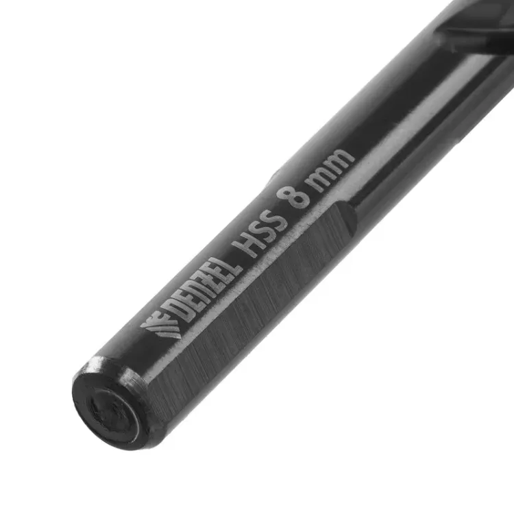 Сверло по металлу, 8 мм, HSS-Tin, Golden Tip, 8 шт. Denzel 717219 купить в Урае
