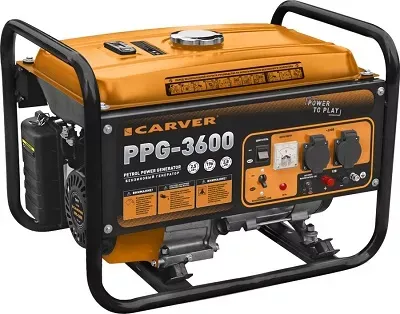 Генератор бензиновый CARVER PPG- 3600 LT-168F-1 купить в Урае