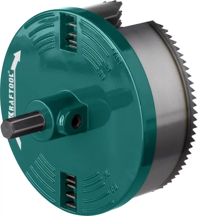 Пила сегментная наборная KRAFTOOL по дереву, 5 полотен: 68-74-80-90-100x32 мм 29584-H5-32 купить в Урае