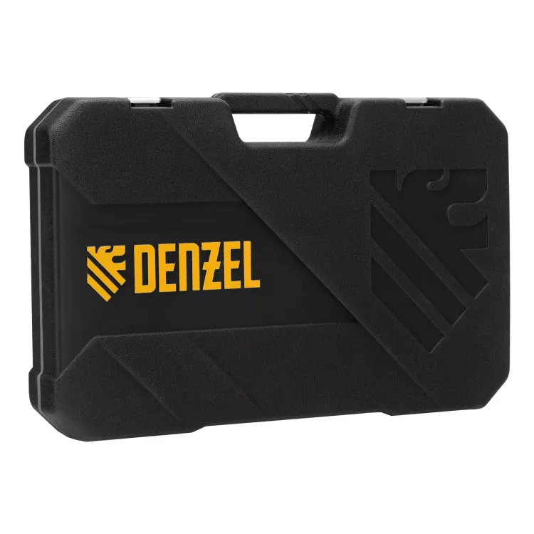 Набор инструментов Denzel 15803, 1/2", 1/4", CrV, S2, пластиковый кейс, 100 предметов купить в Урае