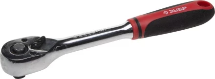 Трещотка для торцовых головок ЗУБР &quot;МАСТЕР&quot;, Сr-V сталь, 72 зубца, 1/4&quot; 27736-1/4 купить в Урае