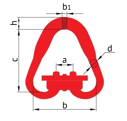 Строп текстильный двухветвевой 2СТ 0.63 т L=7.5 м РА 60 мм Звено РТ-3 купить в Урае