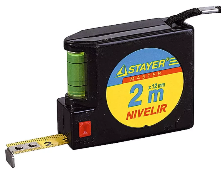 Рулетка STAYER "NIVELIR", 2м 3408-2 купить в Урае