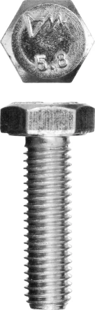 Болт ЗУБР &quot;МАСТЕР&quot; с шестигранной головкой, ГОСТ 7798-70, класс прочности 5.8, оцинкованный, M10x35мм, 5кг 303080-10-035 купить в Урае