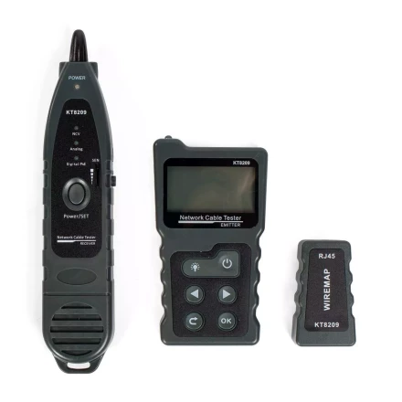 LAN-тестер КВТ KT 8209 для витой пары с поддержкой PoE (86208) купить в Урае
