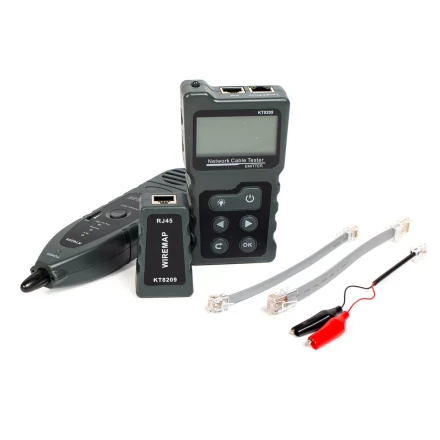 LAN-тестер КВТ KT 8209 для витой пары с поддержкой PoE (86208) купить в Урае