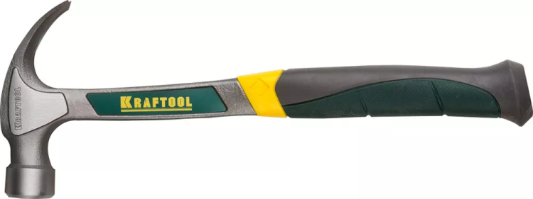 Молоток-гвоздодер THOR 450 г цельнокованый, KRAFTOOL 20270-450 20270-450 купить в Урае