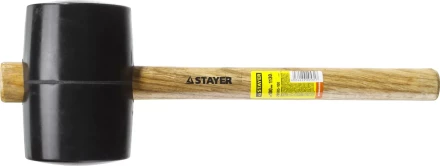 Киянка STAYER резиновая черная с деревянной ручкой, 1130г 20505-100 купить в Урае