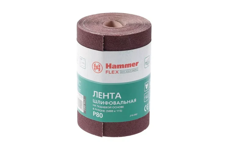 Лента шлифовальная в рулоне HAMMER Flex  216-002 купить в Урае