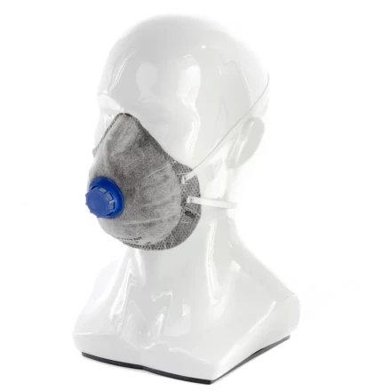 Полумаска фильтрующая формованная,модель &quot;Исток&quot;,с угольным слоем,с клапаном выдоха FFP1 NR Россия 892467 купить в Урае