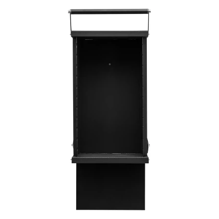 Мангал сварной на колесах, 662 х 390 х 152/805 мм, сталь 2 мм, кочерга в комплекте, Camping Palisad 69669 купить в Урае