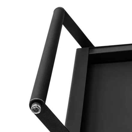 Мангал сварной на колесах, 662 х 390 х 152/805 мм, сталь 2 мм, кочерга в комплекте, Camping Palisad 69669 купить в Урае