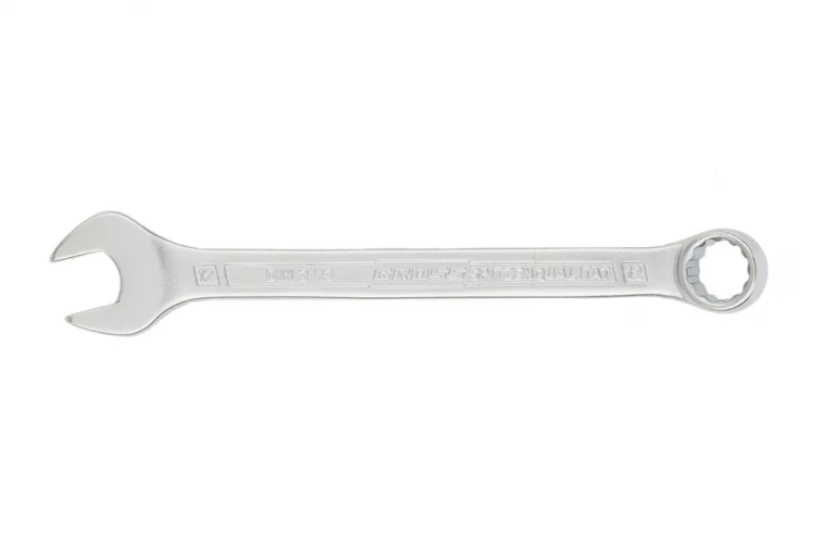 Ключ комбинированный 12 мм CrV холодный штамп GROSS 15131 купить в Урае